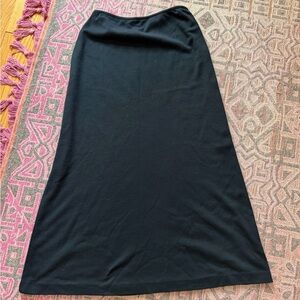 Ellen Tracy Classic Black A-Line Skirt